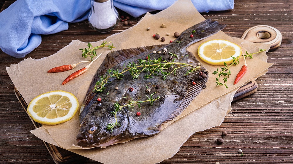 Filet de barbue à la poêle