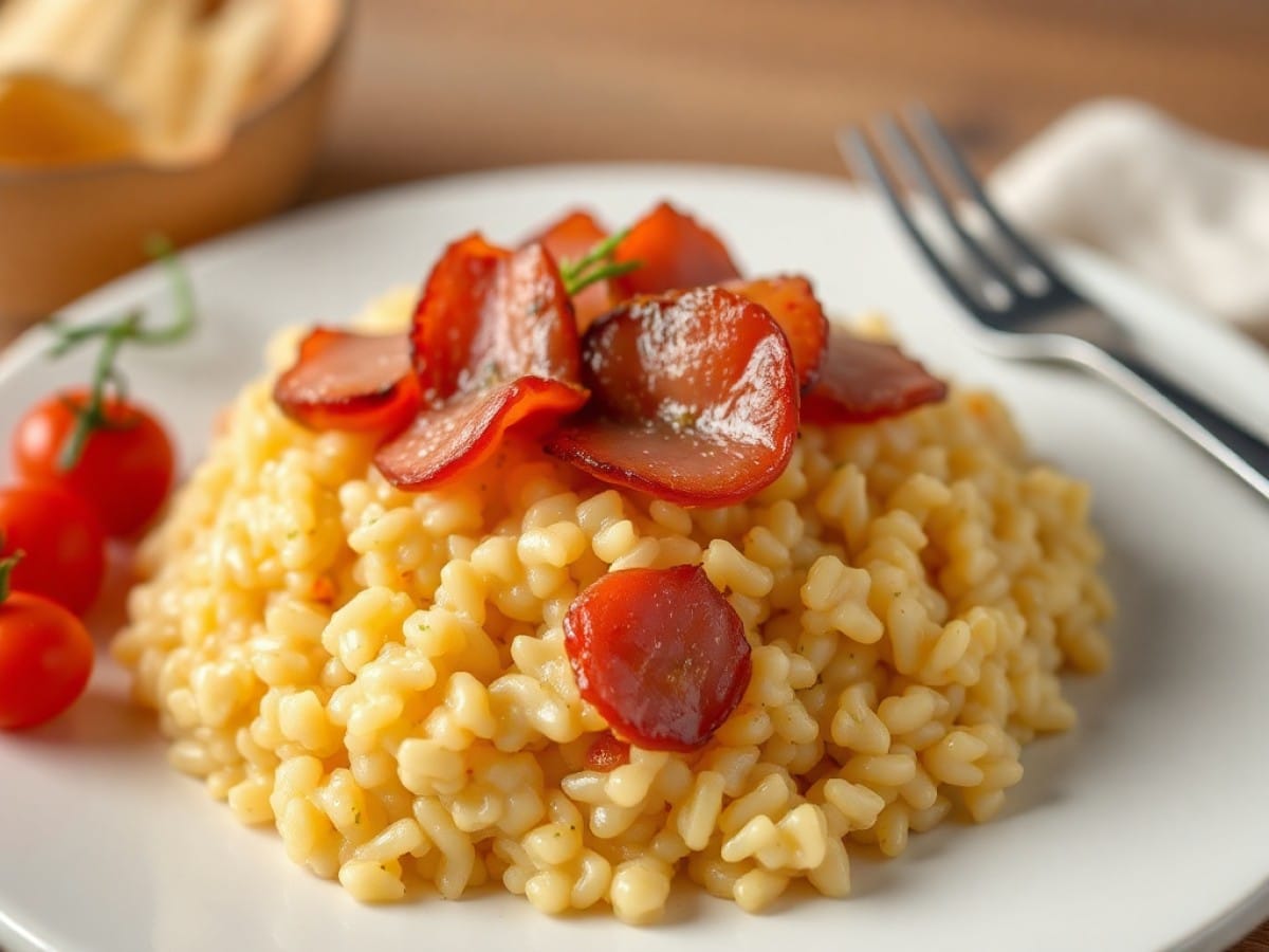 Risotto au jambon au Cookeo