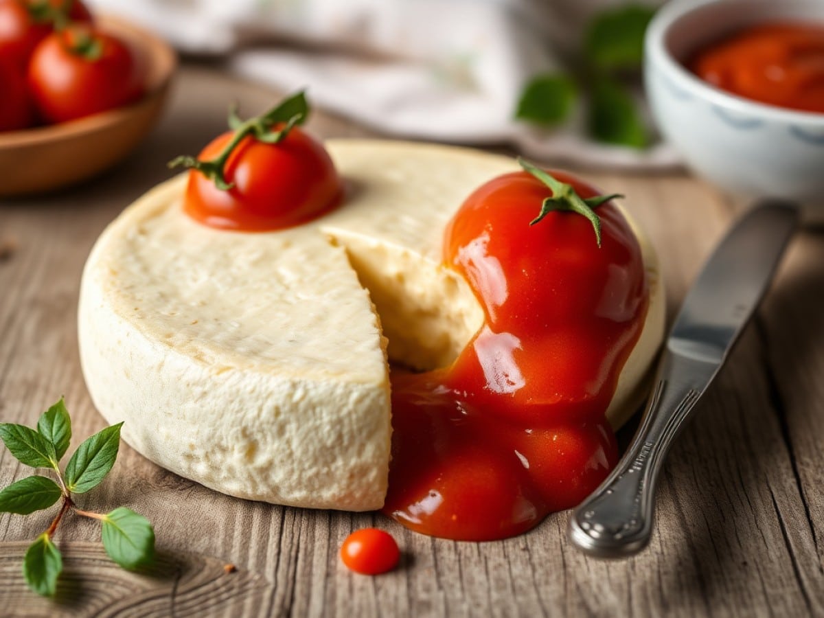 Tomates au camembert
