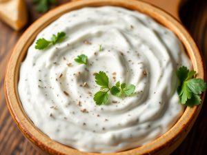 Tzatziki, spécialité grecque au yaourt et concombre (sans lactose)