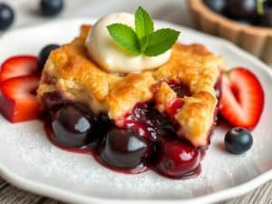 Easy Blackberry Cobbler