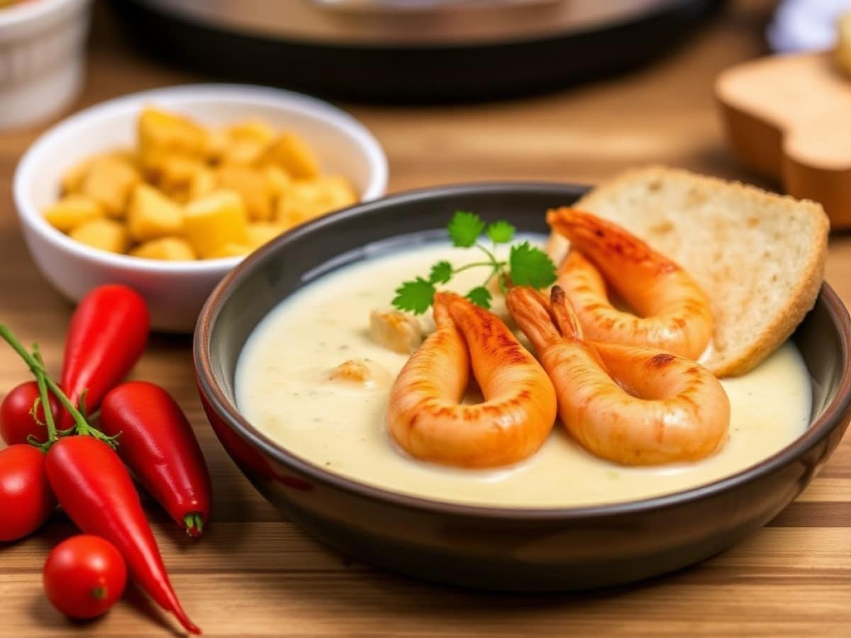 Crevettes au curry au Thermomix