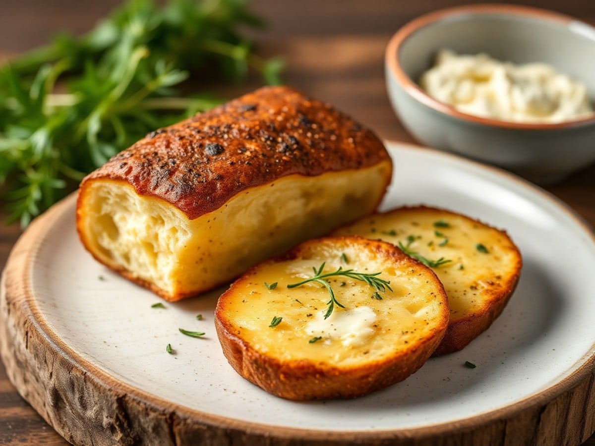 Roulé à la truite fumée et au fromage ail et fines herbes
