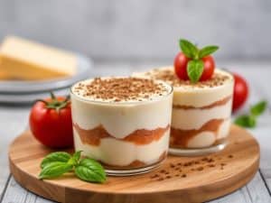 Tiramisu au Petit Billy et tomate basilic par FAST[OCHE]®