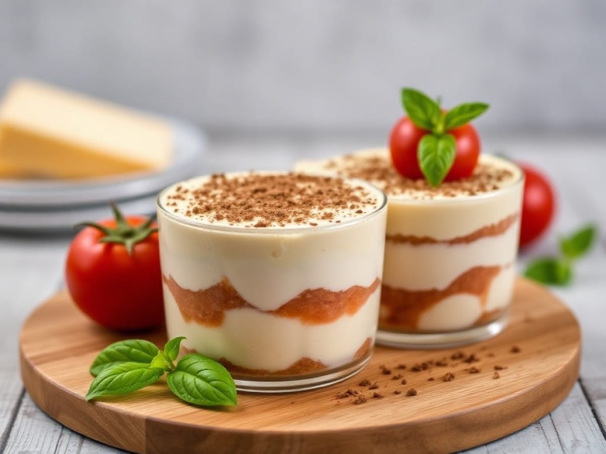 Tiramisu au Petit Billy et tomate basilic par FAST[OCHE]®
