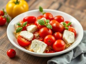 Tomates au chèvre rapide