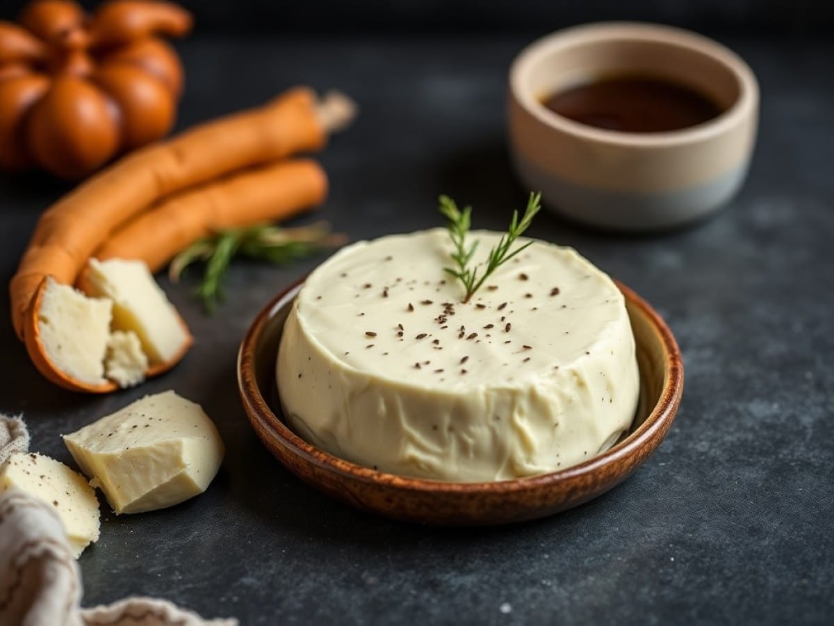 Fromage blanc au curcuma