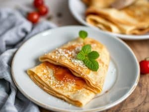 Crêpes corses au brocciu
