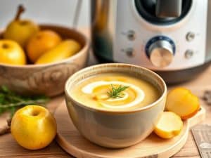 Soupe poireaux pomme de terre bébé Thermomix