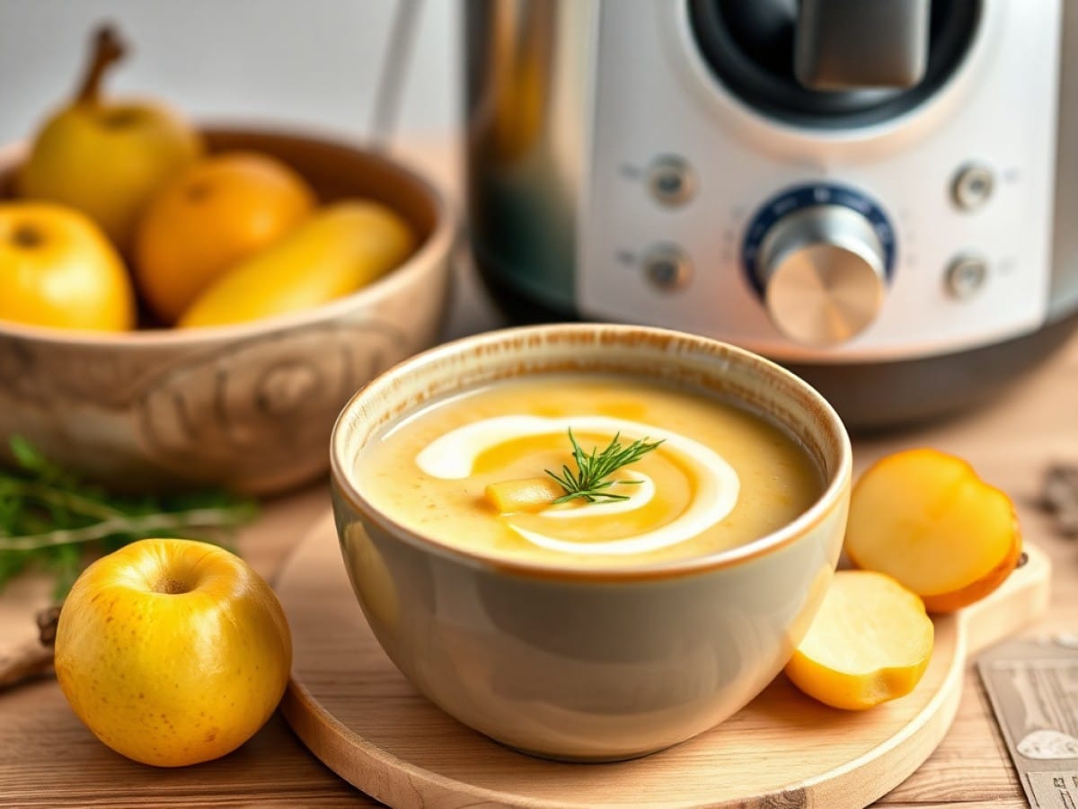 Soupe poireaux pomme de terre bébé Thermomix