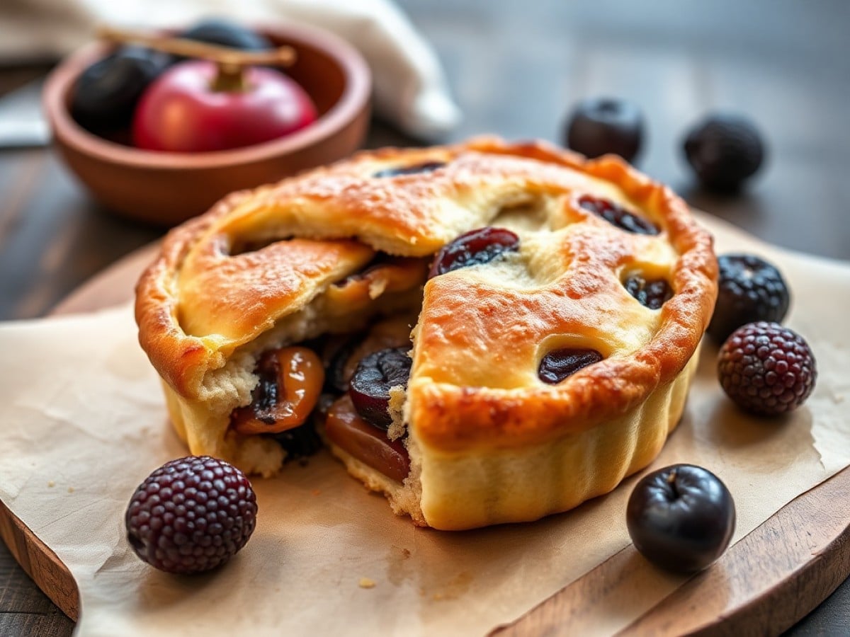 Tourtière aux pruneaux