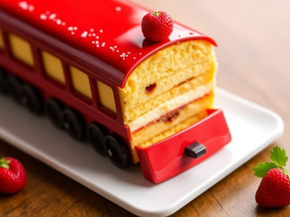 Gâteau chemin de fer