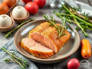 Entrée de Pâques à préparer la veille : terrine de saumon