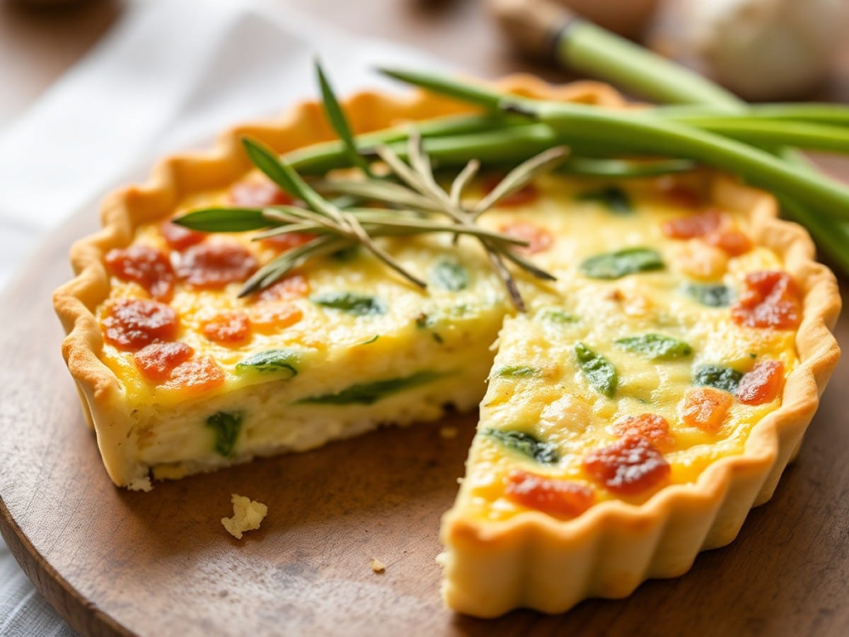 Entrée de Pâques à préparer la veille : quiche aux asperges