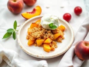 Easy Peach Crisp Recipe