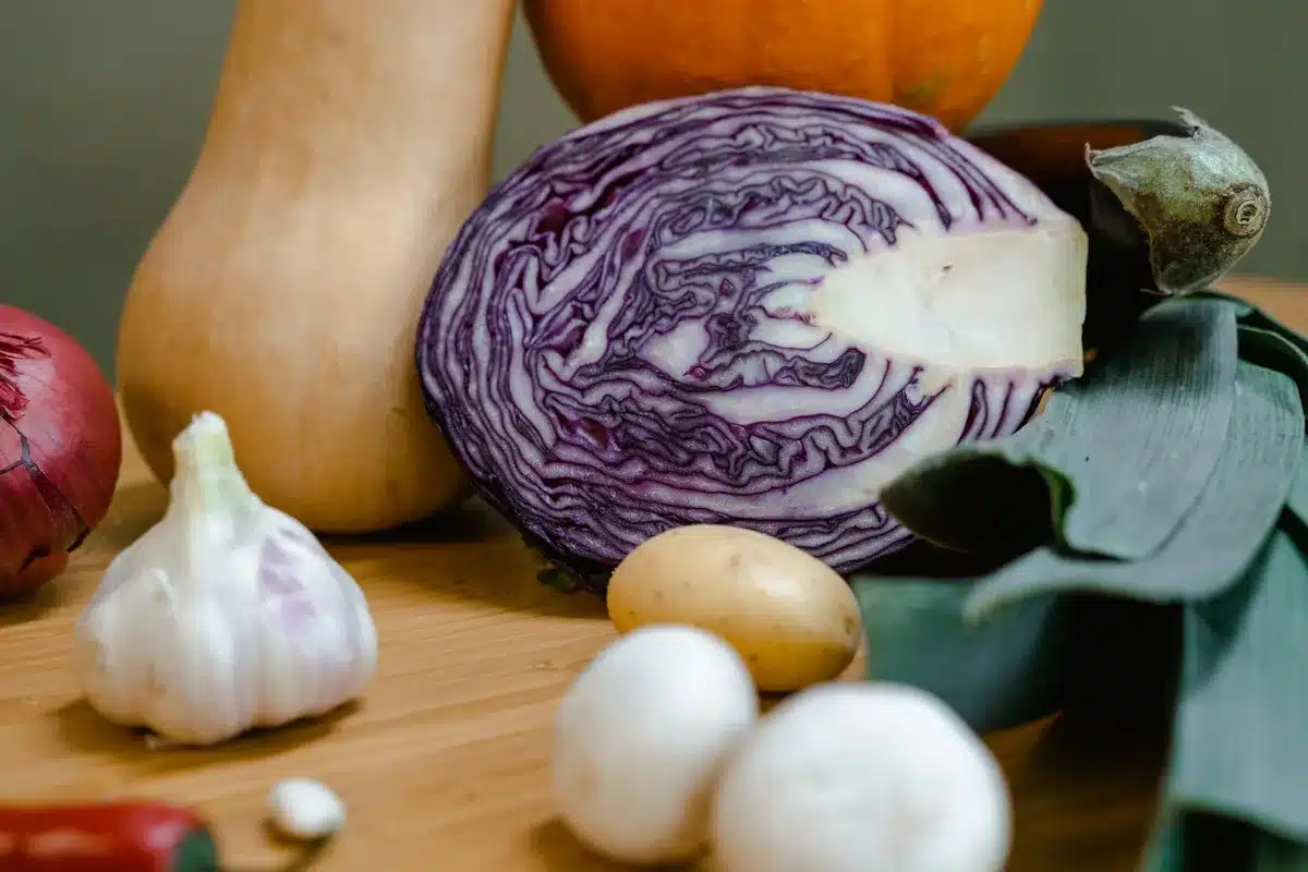 Ingrédients pour le Parmentier: courge butternut, pommes de terre, viande hachée et fromage râpé