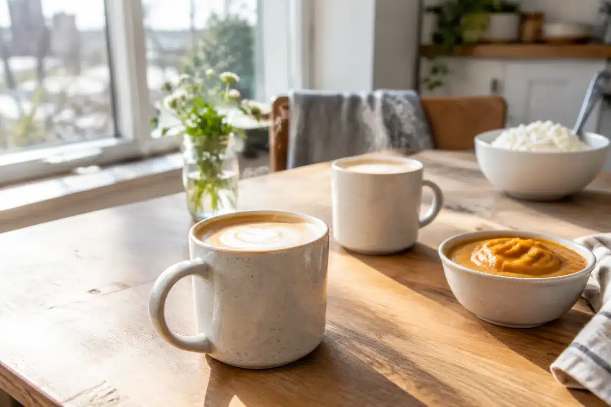 Latte à la citrouille et aux épices