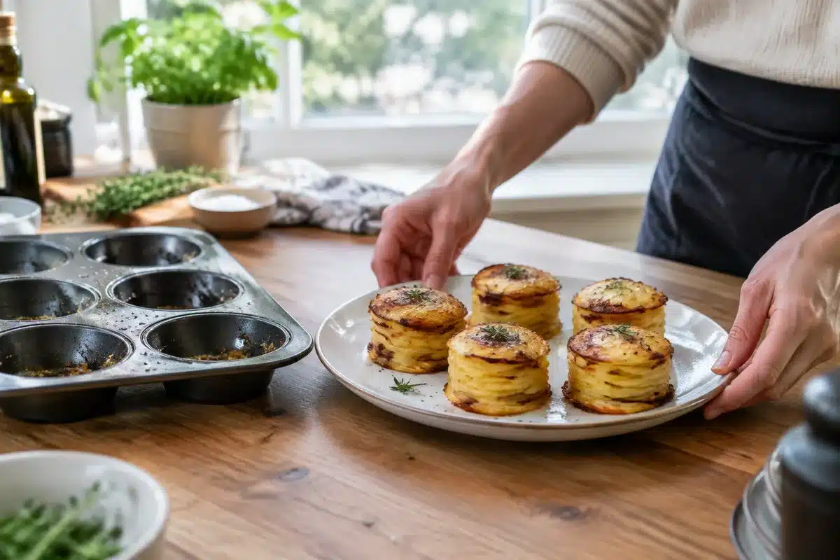 Millefeuille aux pommes de terre que je sers chez moi détrône le gratin depuis des mois