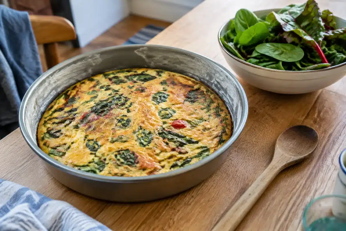 Recette de ma grand-mère : frittata aux blettes et épinards