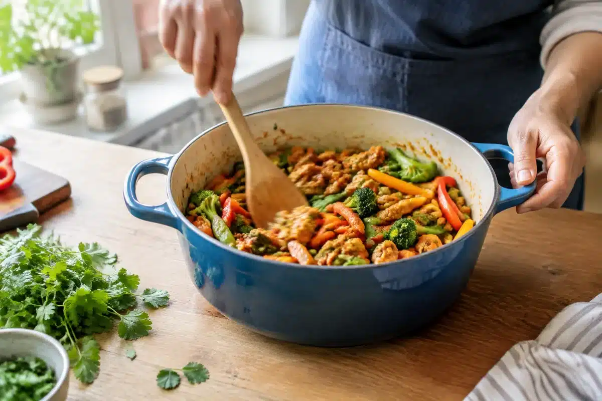 Recette de ragoût végétalien