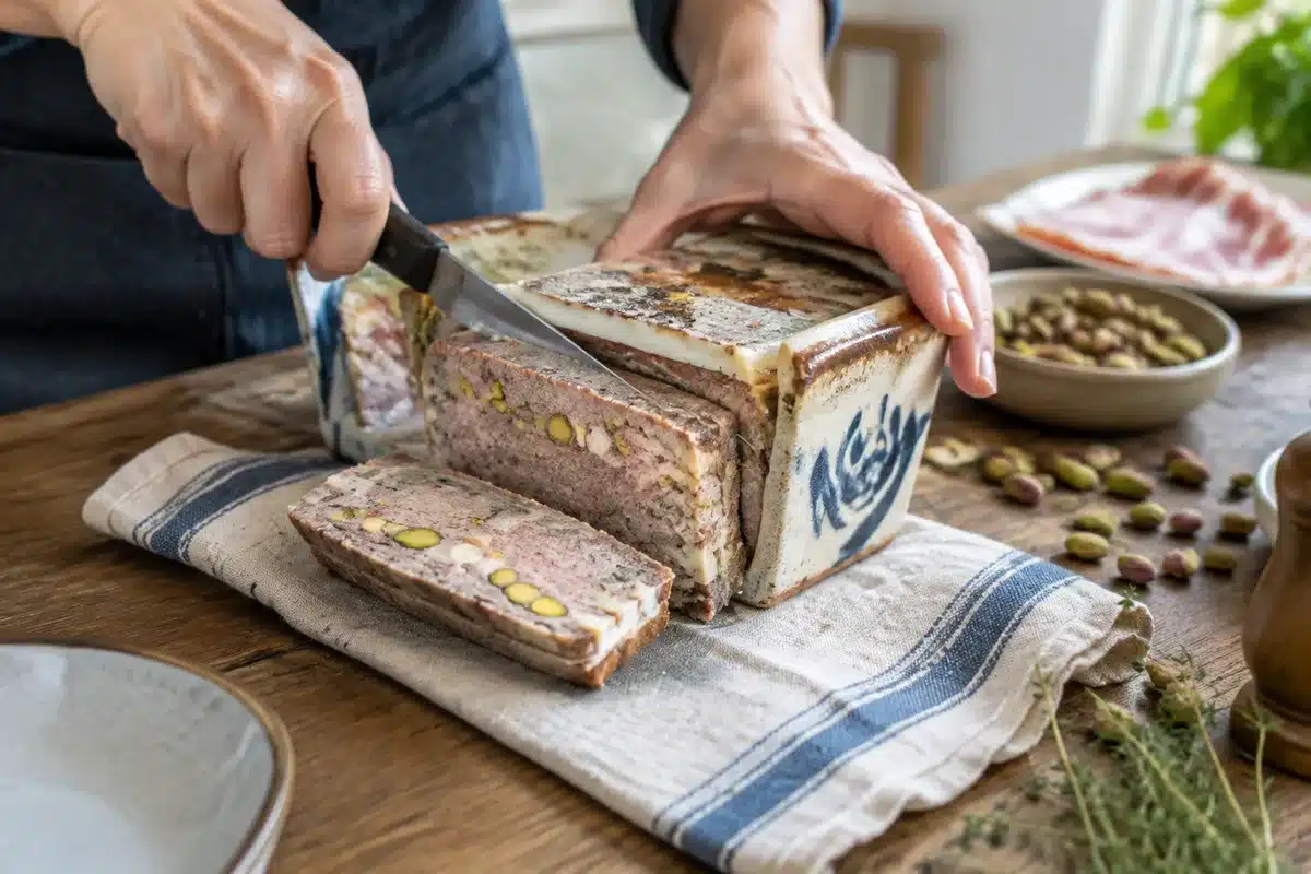 Recette de terrine de poulet réalisée au Thermomix