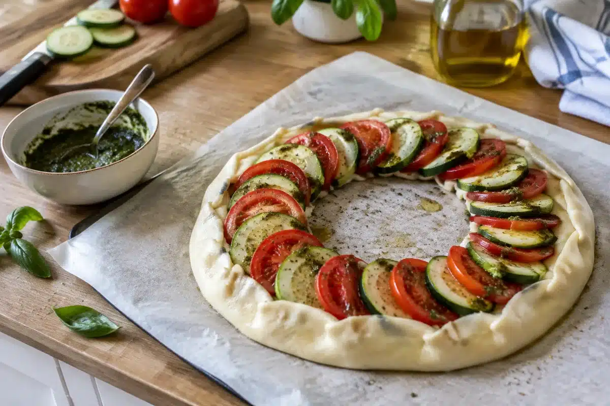Recette pour une couronne méditerranéenne savoureuse